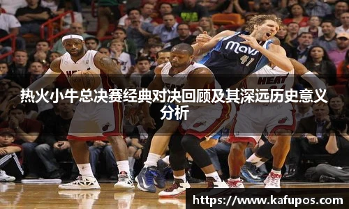 热火小牛总决赛经典对决回顾及其深远历史意义分析